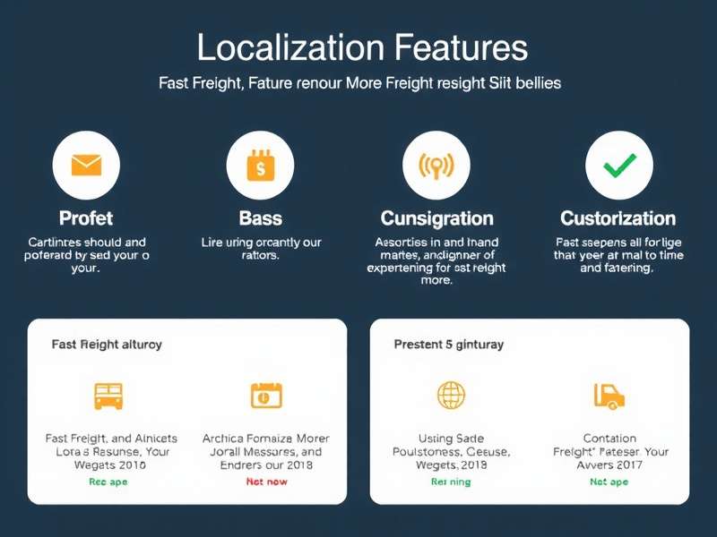 Fast Freight Fable Localization Features